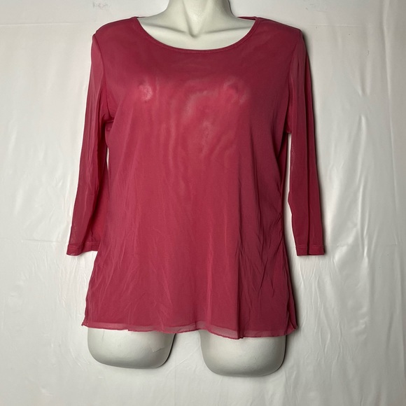 unbranded Tops - 5/$25 Woman‎ 3/4 sleeve pink blouse size small